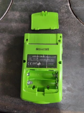 Consola Game Boy Color Verde + Juegos