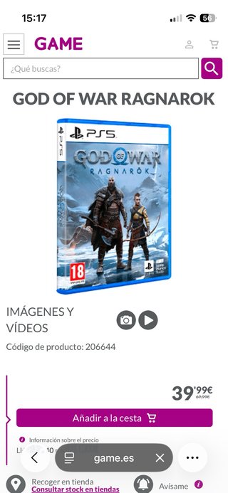 God of War Ragnarök PS5 (sigillato)
