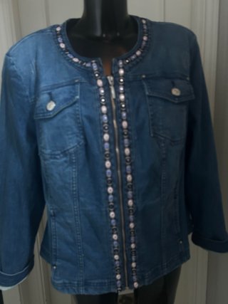 Chaqueta tejana T XL con adornos