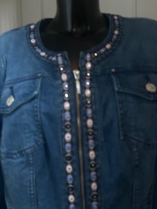Chaqueta tejana T XL con adornos