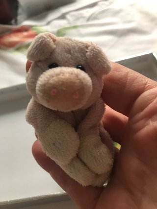 2 Peluches Imán Nevera Cerdito y Rana
