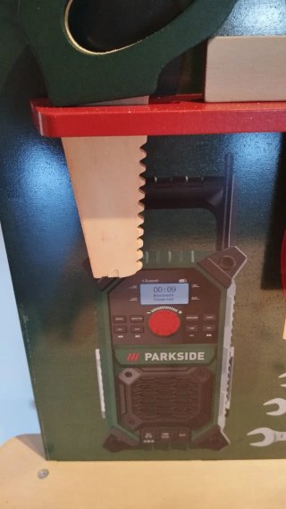 Banco de trabajo infantil Parkside + Accesorios
