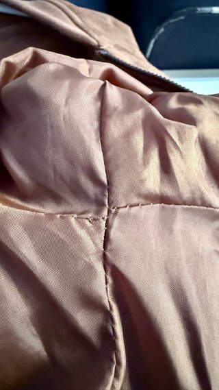 Chaqueta bomber marrón terciopelo XS