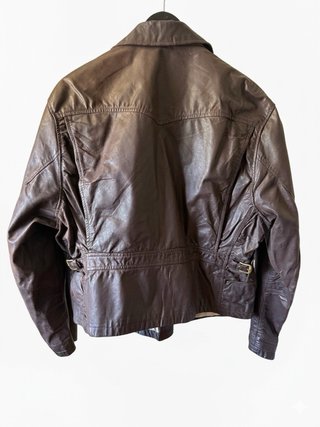 Chaqueta Piel Vintage Armani Jeans 90s