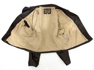 Chaqueta Piel Vintage Armani Jeans 90s