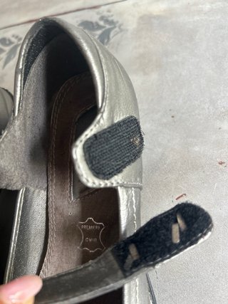 Zapatos Mary Jane Dorados/Plateados