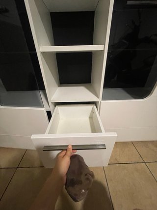 Mueble de salón blanco moderno