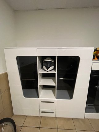 Mueble de salón blanco moderno