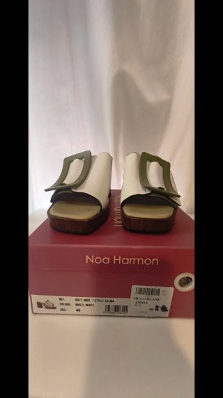 Sandalias Noa Harmon Blancas y Verdes