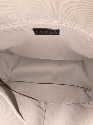 Bolso de hombro Furla gris