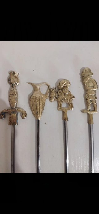 Juego 10 Brochetas Turcas Vintage