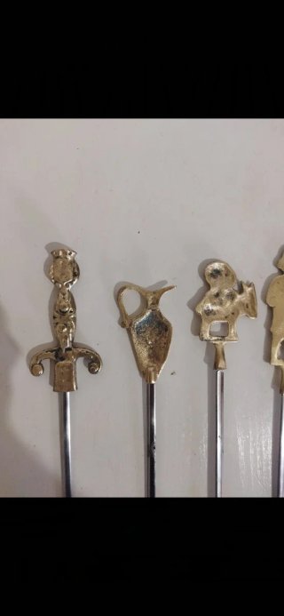 Juego 10 Brochetas Turcas Vintage