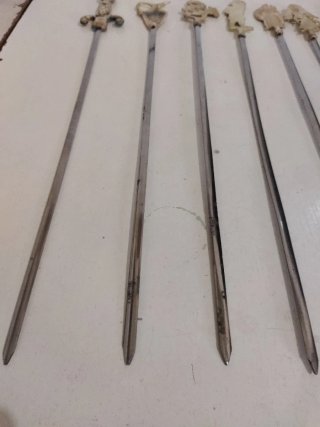 Juego 10 Brochetas Turcas Vintage