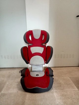 Silla coche roja y gris grupo 2-3