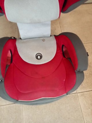 Silla coche roja y gris grupo 2-3