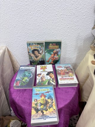 Lote  6 Películas VHS Disney