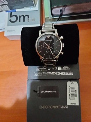 Negociable 170€ ❗Reloj Emporio Armani Hombre Neg