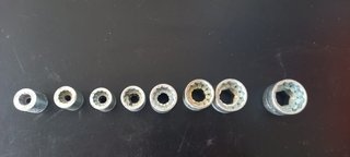 set vintage 8 chiavi a bussola misure 9 10 12 14 1