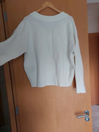 Jersey Bershka Blanco Talla M oversize