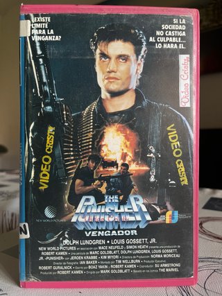 The Punisher VHS - El Castigador Dolph Lundgren