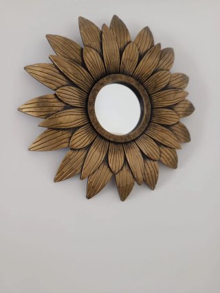 Juego de 3 espejos decorativos sol