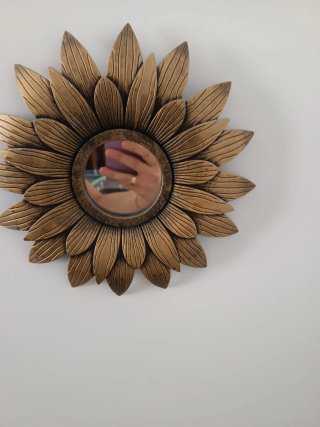 Juego de 3 espejos decorativos sol