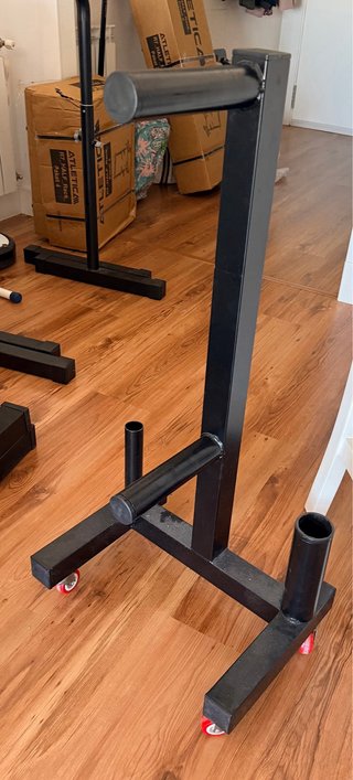 Soporte para discos de 50mm con ruedas