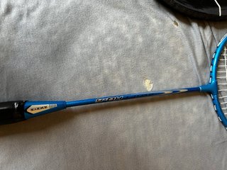 Raqueta de Bádminton Negra y Azul