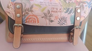 Bolso bandolera estampado floral