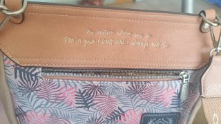 Bolso bandolera estampado floral