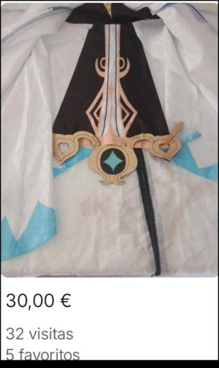 Cosplay Lumine Genshin Impact Talla XL