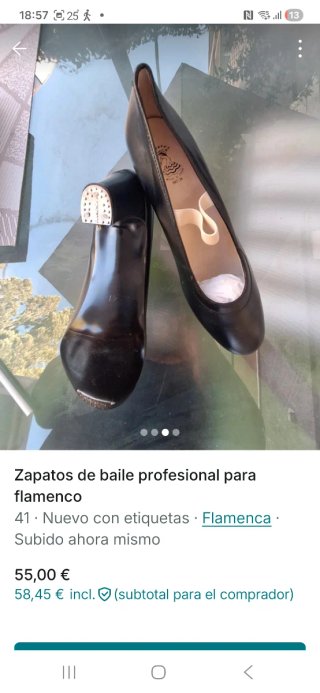 Zapatos Flamencas Negros Talla 41