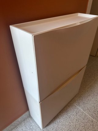 Mueble Zapatero Ikea TRONES Blanco