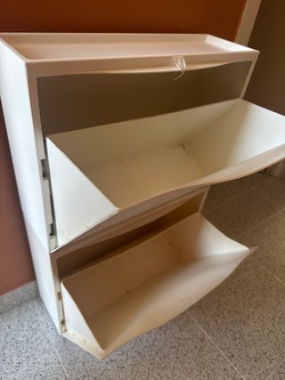 Mueble Zapatero Ikea TRONES Blanco