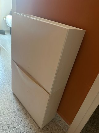 Mueble Zapatero Ikea TRONES Blanco