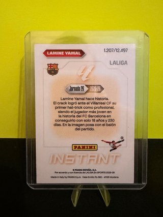 Cromo Lamine Yamal Panini Instant FC Barcelona