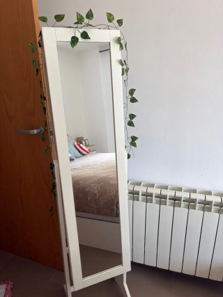 Espejo Joyero Blanco
