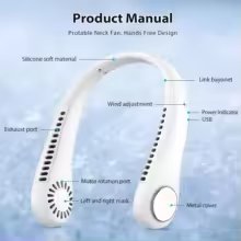 Ventilatore Collo USB Senza Pale