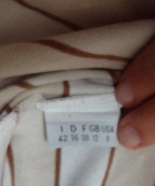 Polo Alviero Martini donna righe beige/bianco