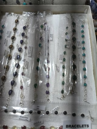 Pulseras de Plata con Minerales