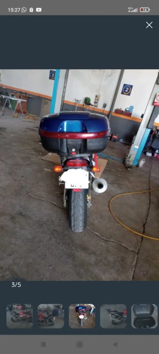 Baúl portaequipaje con sopote para Honda CBR 929