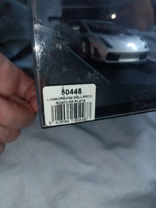 Coche Lamborghini gallardo  Scalextric Ninco Plata