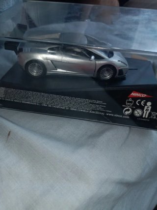 Coche Lamborghini gallardo  Scalextric Ninco Plata