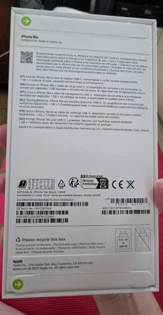 iPhone 16e 128GB Nuevo