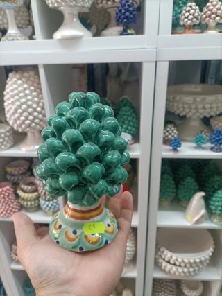 Pigna ceramica Caltagirone decorata