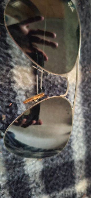 Gafas Ray-Ban Aviator Plata y Negro