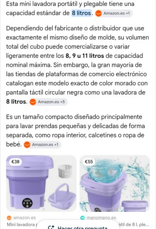 Lavadora Plegable Portátil Camping/Camper