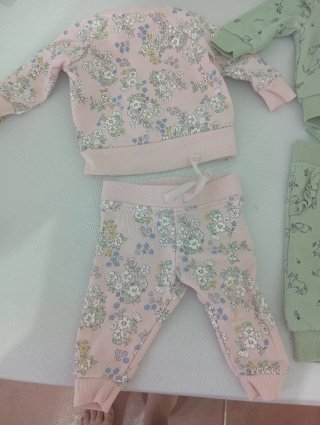 Conjunto Chándal Bebé Flores y Animales