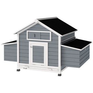 Gallinero Exterior Madera con 2 Nidos