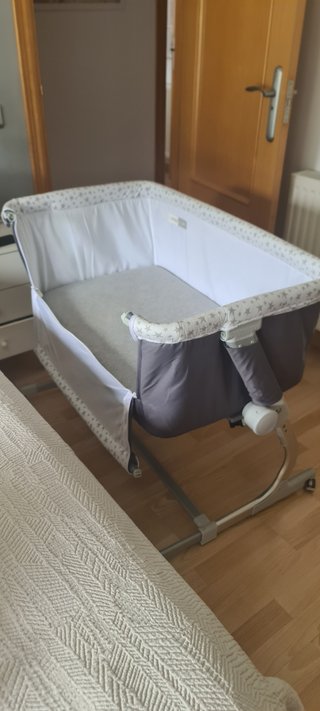 Cuna colecho Jane Babyside + ropa de cama